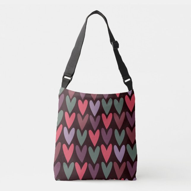 Bolso Cruzado Corazones 6 (Anverso)