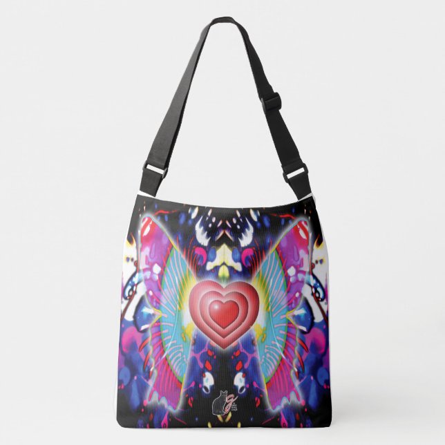 Bolso Cruzado Corazones de Glys (Anverso)