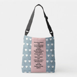 Bolso Cruzado Corazones marismas de hermana
