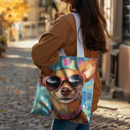 Bolso Cruzado Corazones y sombras Chihuahua de Chillin