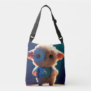 Bolso Cruzado Cordero cortado con camiseta