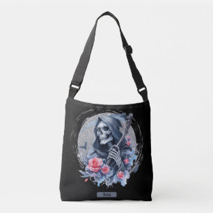 Bolso Cruzado Cosechador Siniestro Vintage Personalizado Brillo