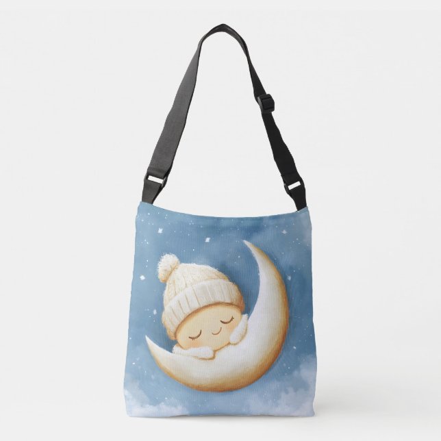 Bolso Cruzado Cosy Knit Nap Cresent Moon (Anverso)