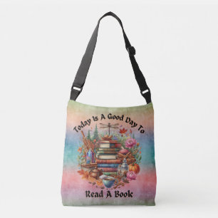 Bolso Cruzado Cottagecore, Woodlands, Dragonfly, Libros,
