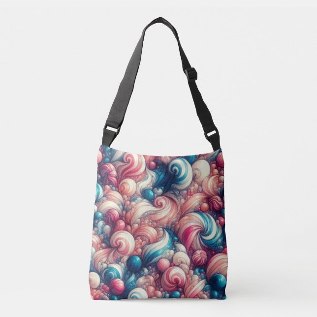 Bolso Cruzado Cotton Candy Bubblegum (Anverso)