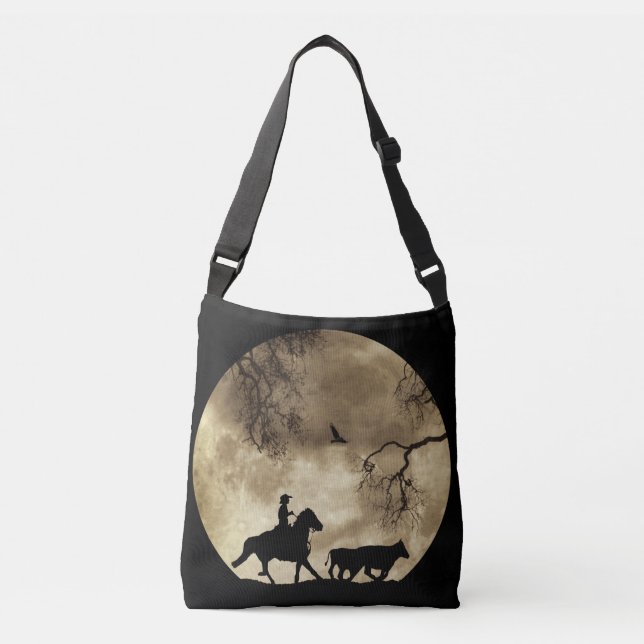 Bolso Cruzado Country Western Cowboy (Anverso)