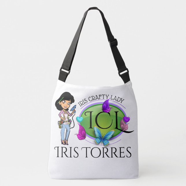 Bolso Cruzado Crafty Lady Artist - See Back - Tote (Anverso)