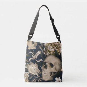 Bolso Cruzado cráneo floral
