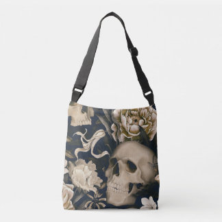 Bolso Cruzado cráneo floral