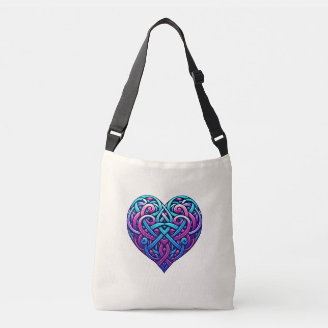 Bolso Cruzado Cream Celtic Heart (Anverso)