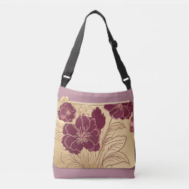 Bolso Cruzado Creamy Floral Powder AI art