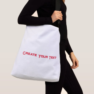Bolso Cruzado Crear el texto Impresión de la compra de texto de