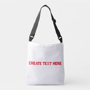 Bolso Cruzado Crear texto aquí regalos impresos favorece la part