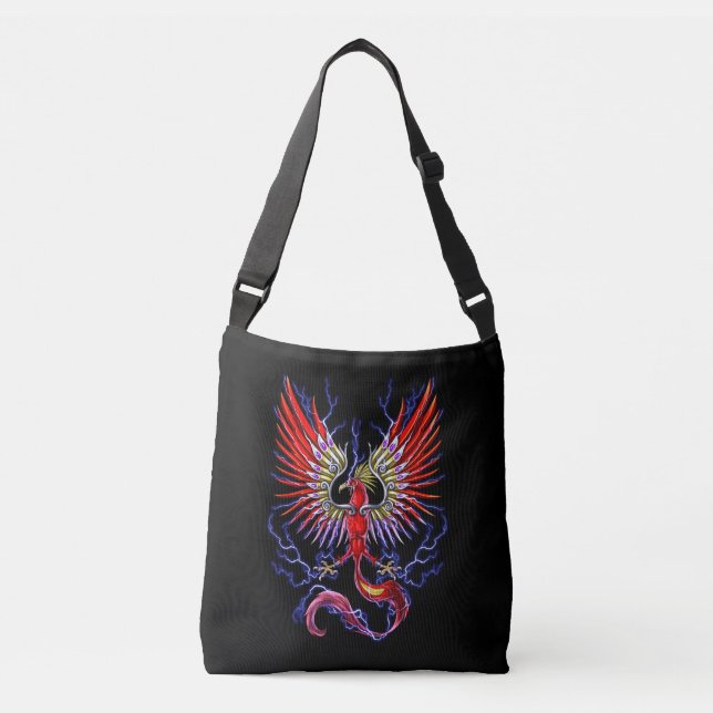 Bolso Cruzado Creatura Criptica De Thunderbird (Anverso)
