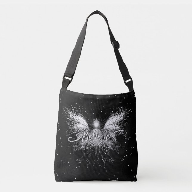 Bolso Cruzado Cree Fairy Starlight Fantasy Black (Anverso)