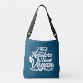 Bolso Cruzado Creo Que Por Lo Tanto Soy Vegan