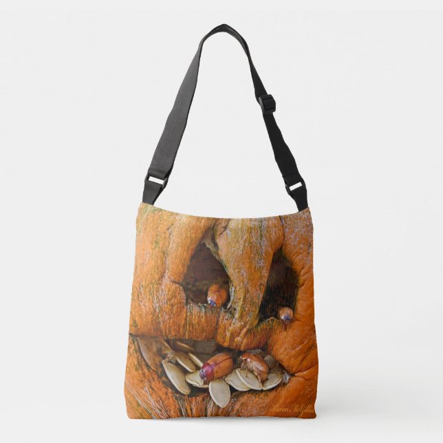 Bolso Cruzado Crepúsculo calabaza de Halloween Bugs (Anverso)