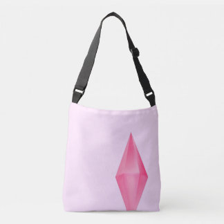 Bolso Cruzado Cristal rosa