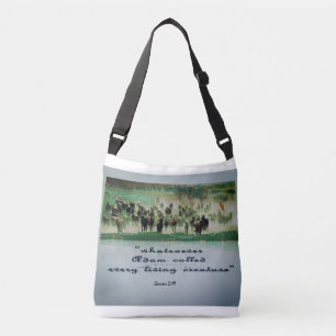 Bolso Cruzado Cristiano, occidental todo encima - imprima la