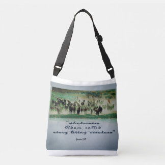 Bolso Cruzado Cristiano, occidental todo encima - imprima la