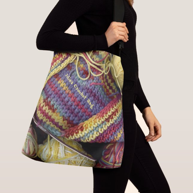 Bolso Cruzado Crochet personalizado (Detalle)