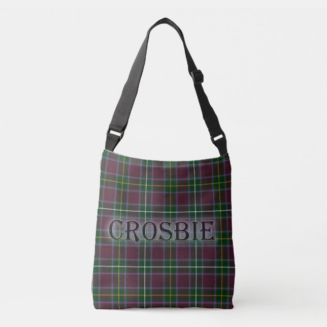 Bolso Cruzado Crosbie Tartán (Anverso)