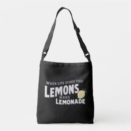 Bolso Cruzado Cross-Body Bag Lemonade Quote Stylish Streetwear