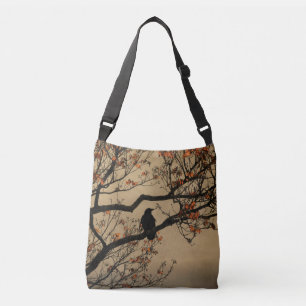 Bolso Cruzado Crow En Un Día De Otoño