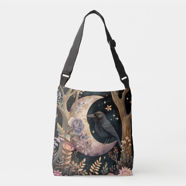 Bolso Cruzado Crow Moon (Anverso)