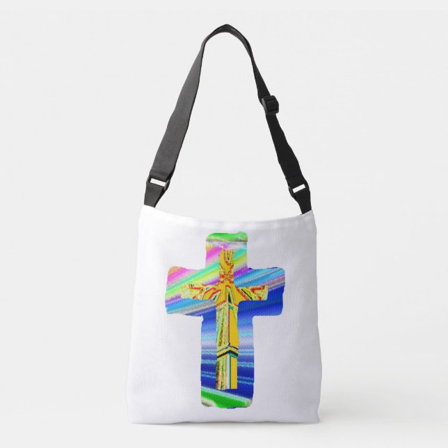 Bolso Cruzado Cruz cristiana (Anverso)