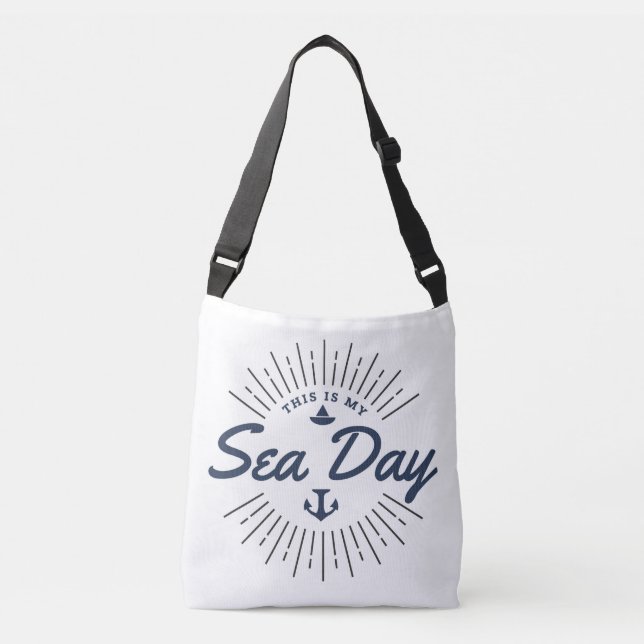 Bolso Cruzado cruza mi día de mar (Anverso)