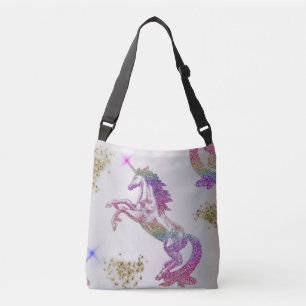Bolso Cruzado Crystal Rainbow Unicorn