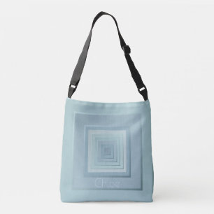 Bolso Cruzado Cuadrados geométricos clásicos