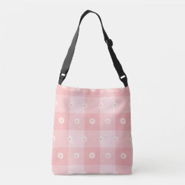 Bolso Cruzado Cuadro de Daisy Melocotón