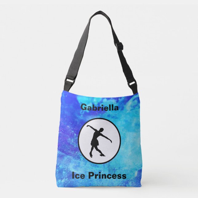 Bolso Cruzado Cuadros de patinaje artístico "Ice Princess" (Anverso)