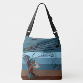 Bolso Cruzado Cuerpo cruzado A-O-P de la música Kokopelli del su