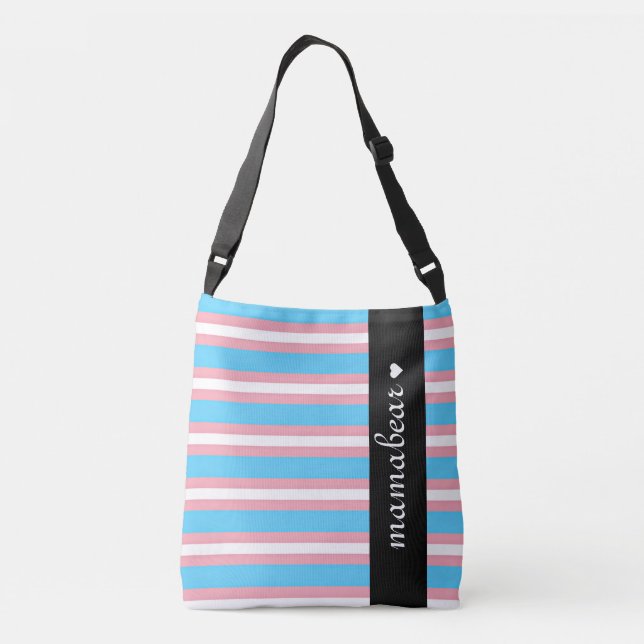 Bolso Cruzado Cuerpo cruzado rosa y azul (Reverso)