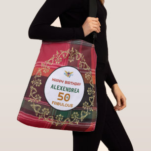 Bolso Cruzado Cumpleaños fabuloso Personalizado de bandera de la