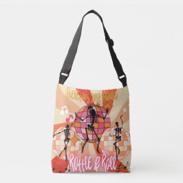 Bolso Cruzado Curiosos esqueletos solo quieren rattle&Roll