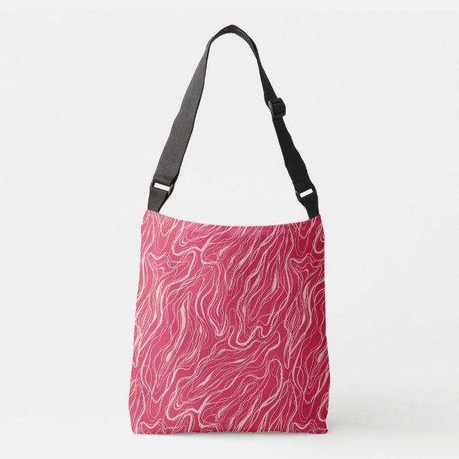 Bolso Cruzado Curvas de esbozo (Anverso)