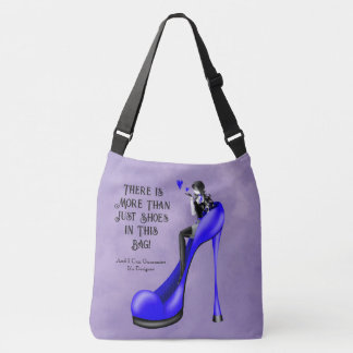 Bolso Cruzado Custom Slogan Fashionable Lady in Stiletto