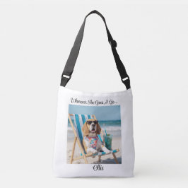 Bolso Cruzado Cute Beagle Personalized Tote Bag