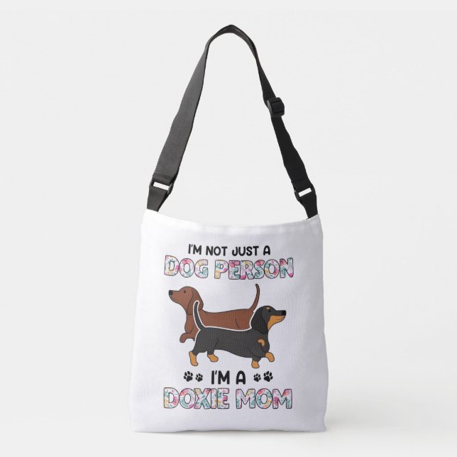 Bolso Cruzado Cute Dachshund Wiener Doxies Perro Mom (Anverso)