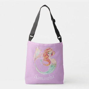 BOLSO CRUZADO CUTE MERMAID BABY SHOWER PINK