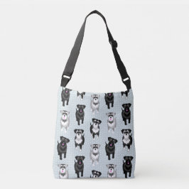 Bolso Cruzado Cute Schnauzers