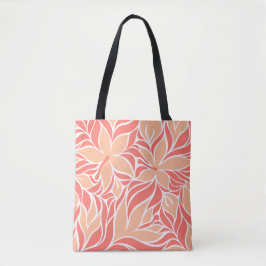 Bolso Cruzado Cuto Moderno Floral Estilo Naranja Peach