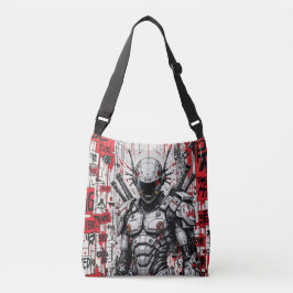 Bolso Cruzado Cyberpunk Warrik Graffiti Crossbody Bag