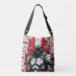 Bolso Cruzado Cyberpunk Warrik Graffiti Crossbody Bag