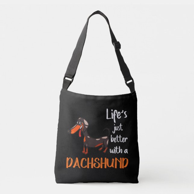 Bolso Cruzado Dachshund (Anverso)