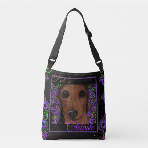 Bolso Cruzado Dachshund Rojo   